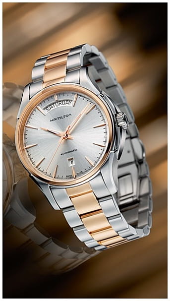 Оригинальные часы Hamilton Hamilton Jazzmaster Day Date Auto H32595151 механические калибр механизма h-40 общий вид