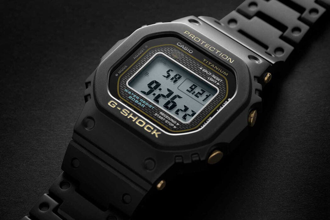 Оригинальные часы Casio Casio G-Shock GMW-B5000TB-1 электронные калибр механизма  общий вид