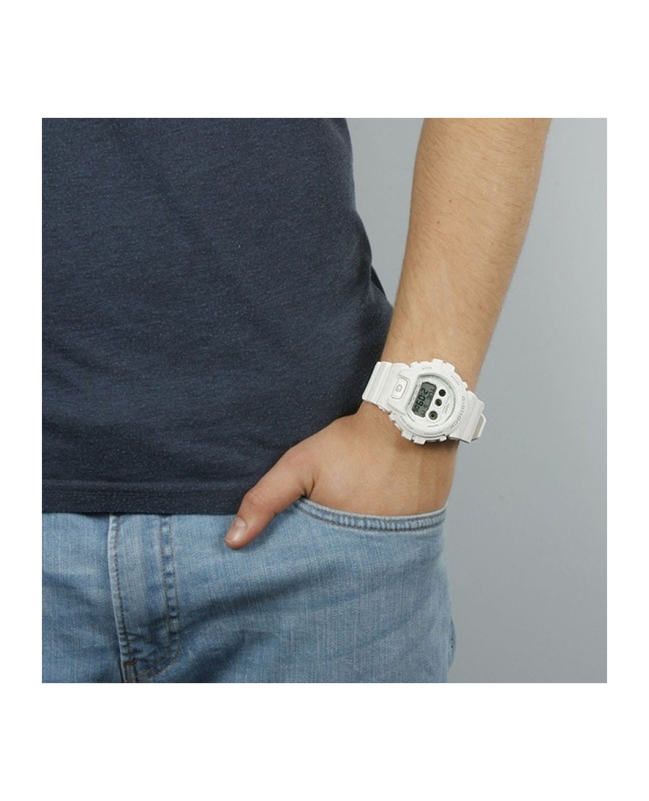Casio Casio G-Shock GD-X6900HT-7ER электронные мужские часы часы крупный план серый циферблата
