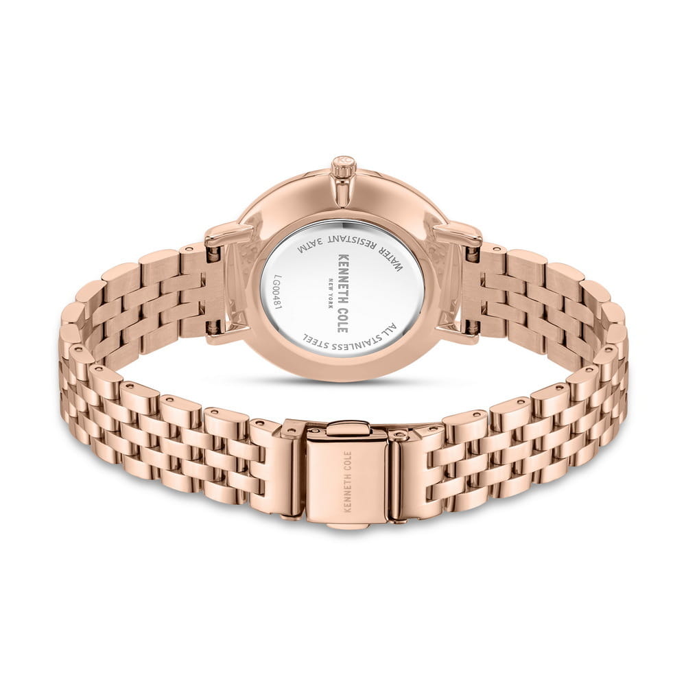Kenneth Cole Kenneth Cole Modern Classic KCWLG0048101,  сша женские часы на браслете нержавеющая сталь с ip-покрытием боковой вид