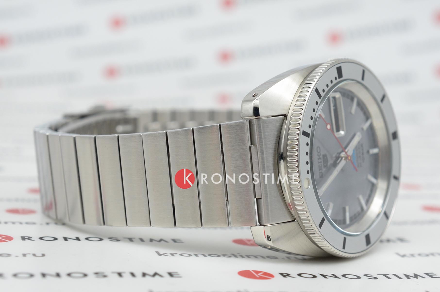 Seiko Seiko 5 Sports SRPL03K1 мужские часы серый циферблат на запястье