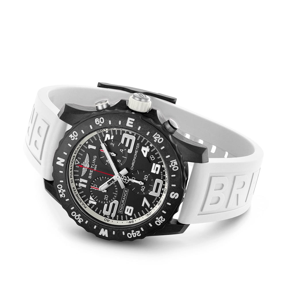 Breitling Breitling Endurance Pro X82310A71B1S1, professional швейцария мужские часы на браслете каучук боковой вид
