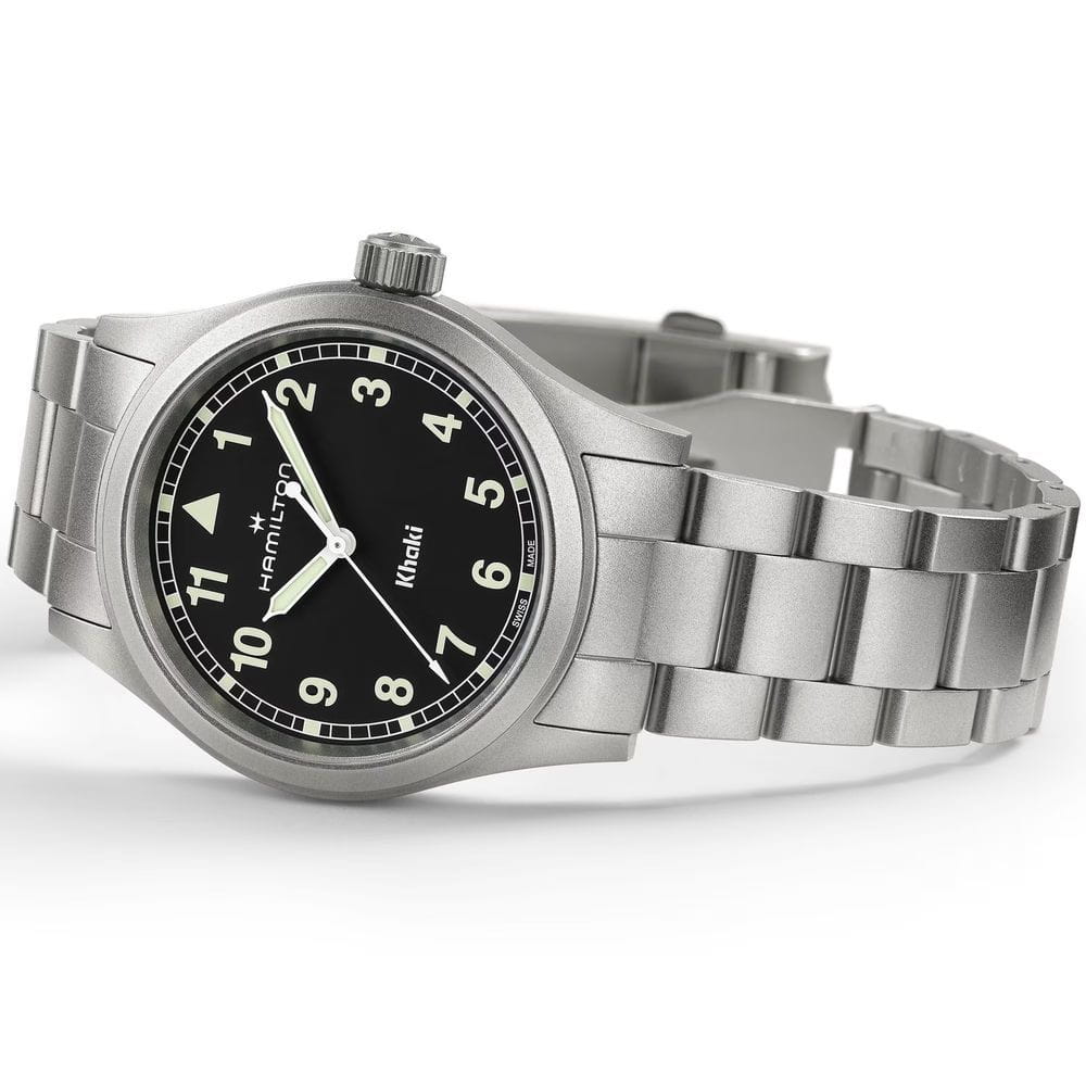 Hamilton H69401130 мужские часы застежка крупным планом
