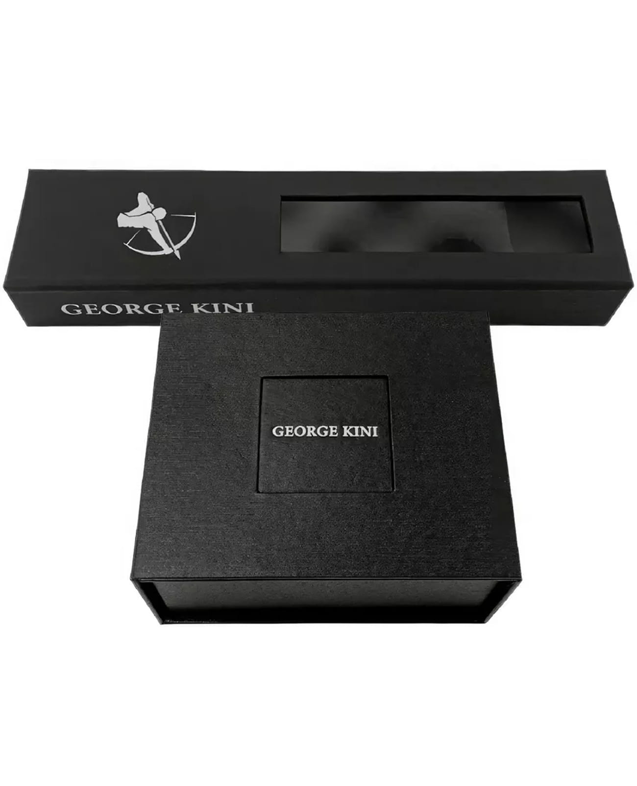 George Kini George Kini GK.11.S.1S.4.1.0,  италия мужские часы на браслете кожа + текстиль боковой вид