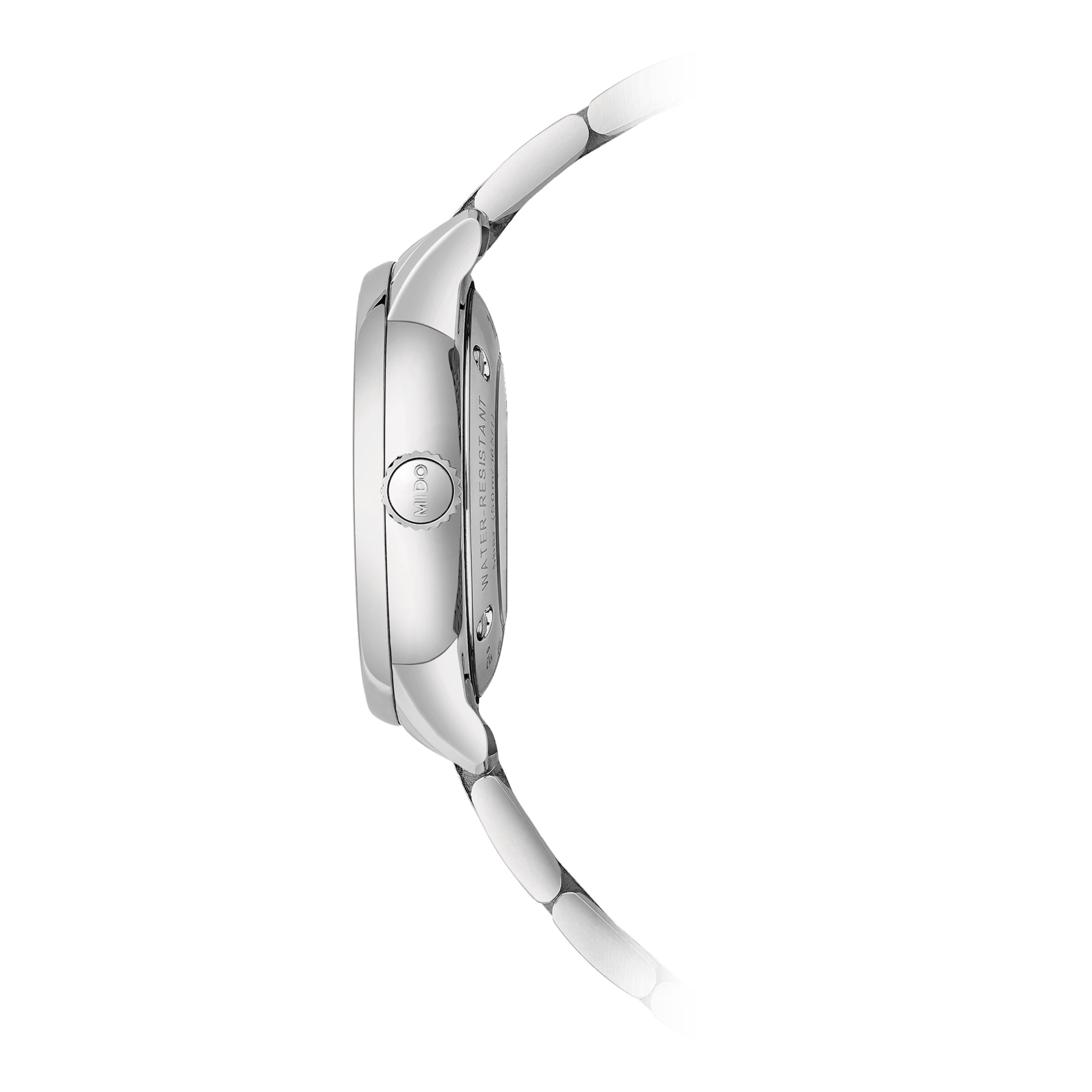 Mido Mido Baroncelli Signature Lady M037.207.11.041.00, baroncelli швейцария женские часы на браслете нержавеющая сталь боковой вид