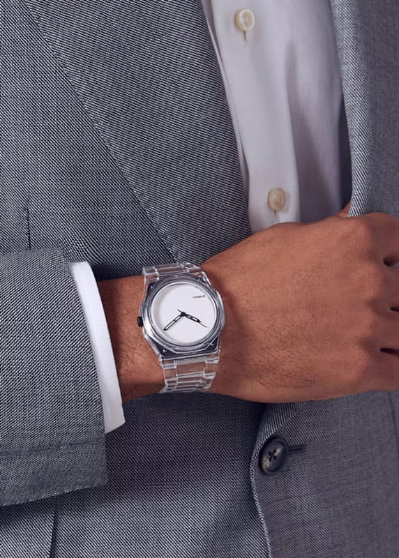 D1 Milano D1 Milano Nylon Exp_Riviera NYBJ03 мужские часы голубой циферблат на запястье