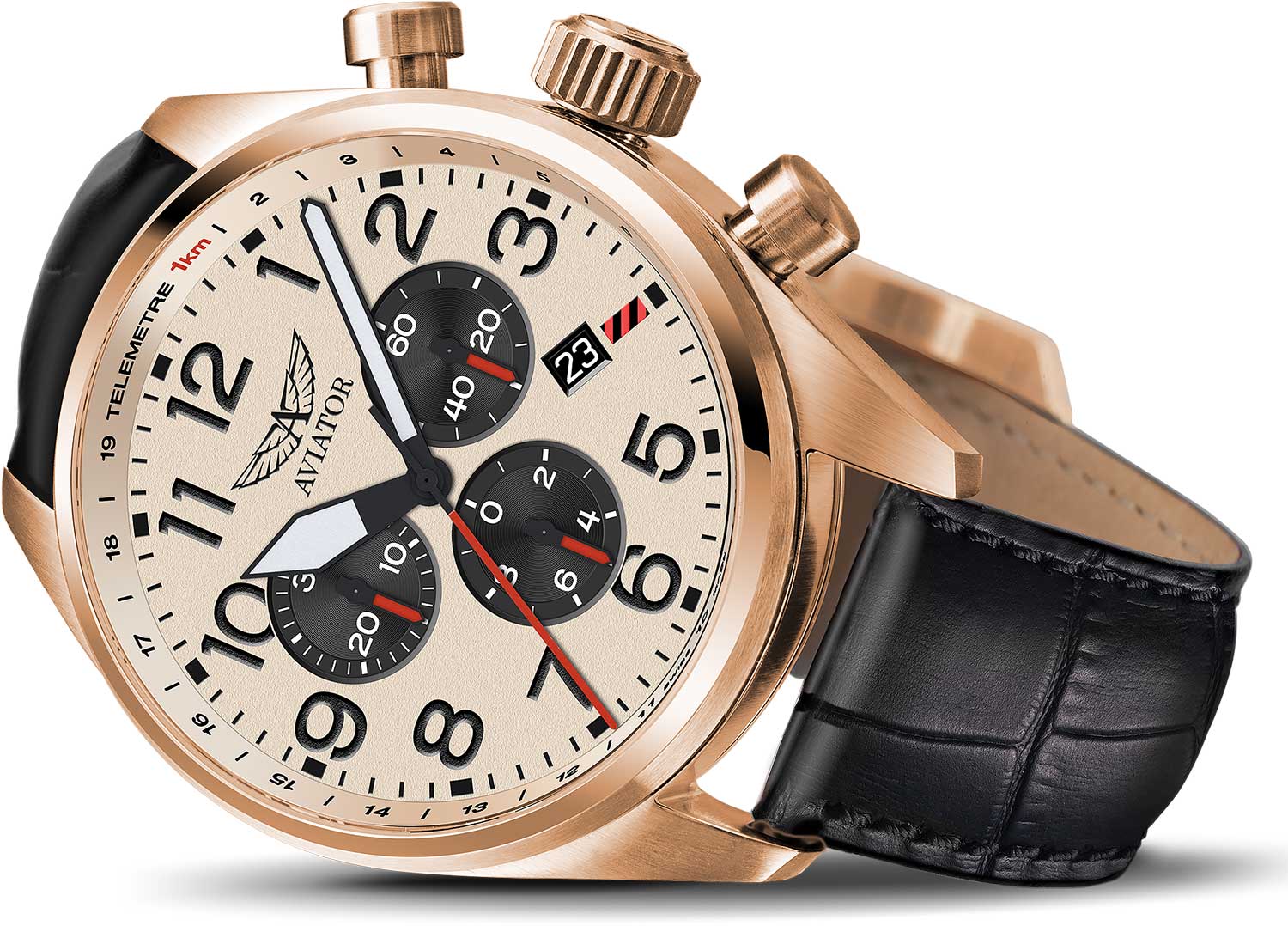 Aviator Aviator Airacobra V.2.25.2.173.4 , наручные мужские часы фото под углом