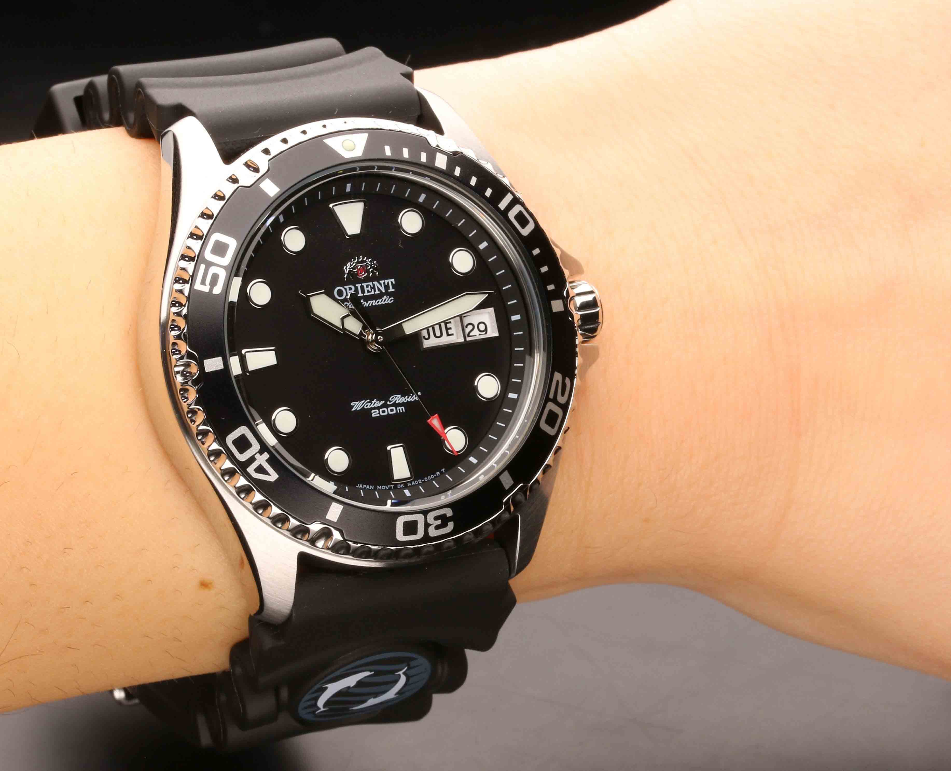 Orient Orient Diving Sports Automatic AA02007B мужские часы черный циферблат на запястье