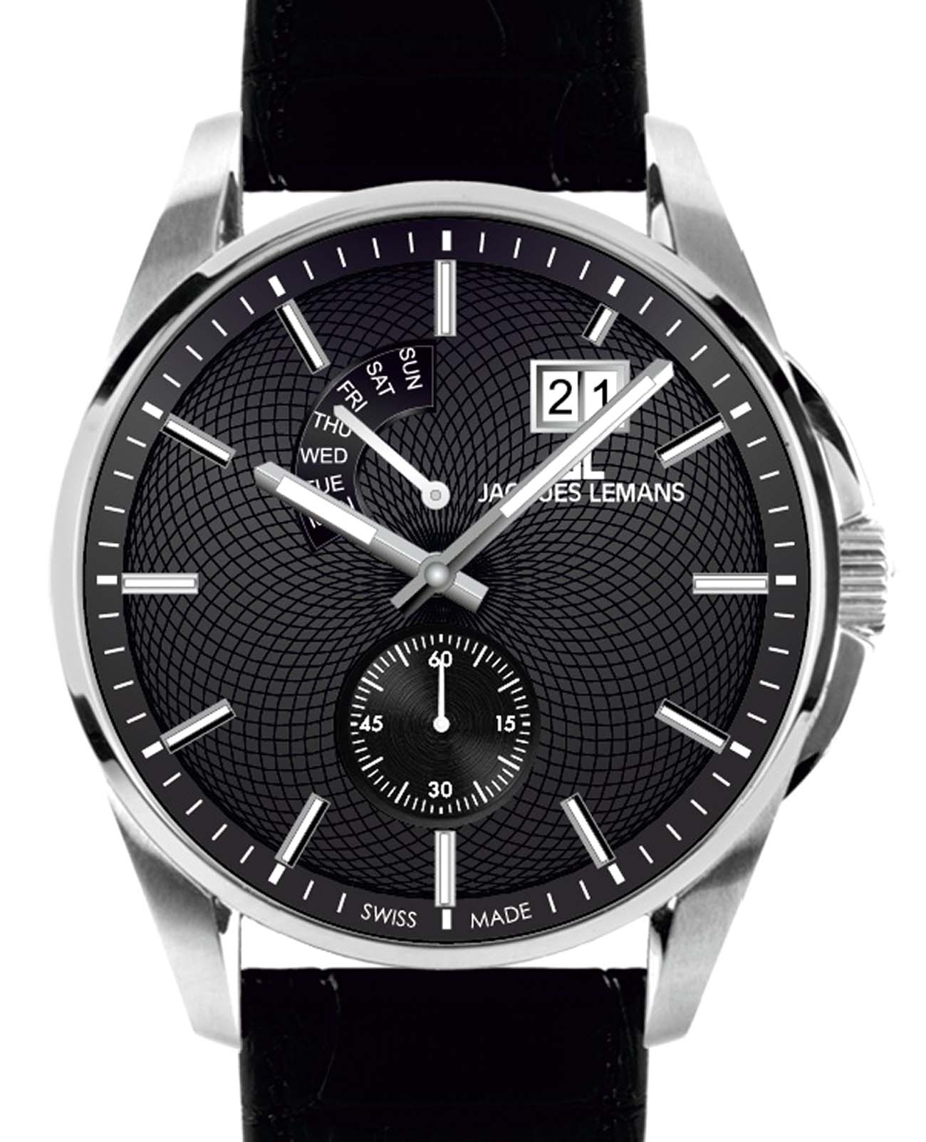 Jacques Lemans Jacques Lemans Derby 1-2199B , наручные мужские часы фото под углом