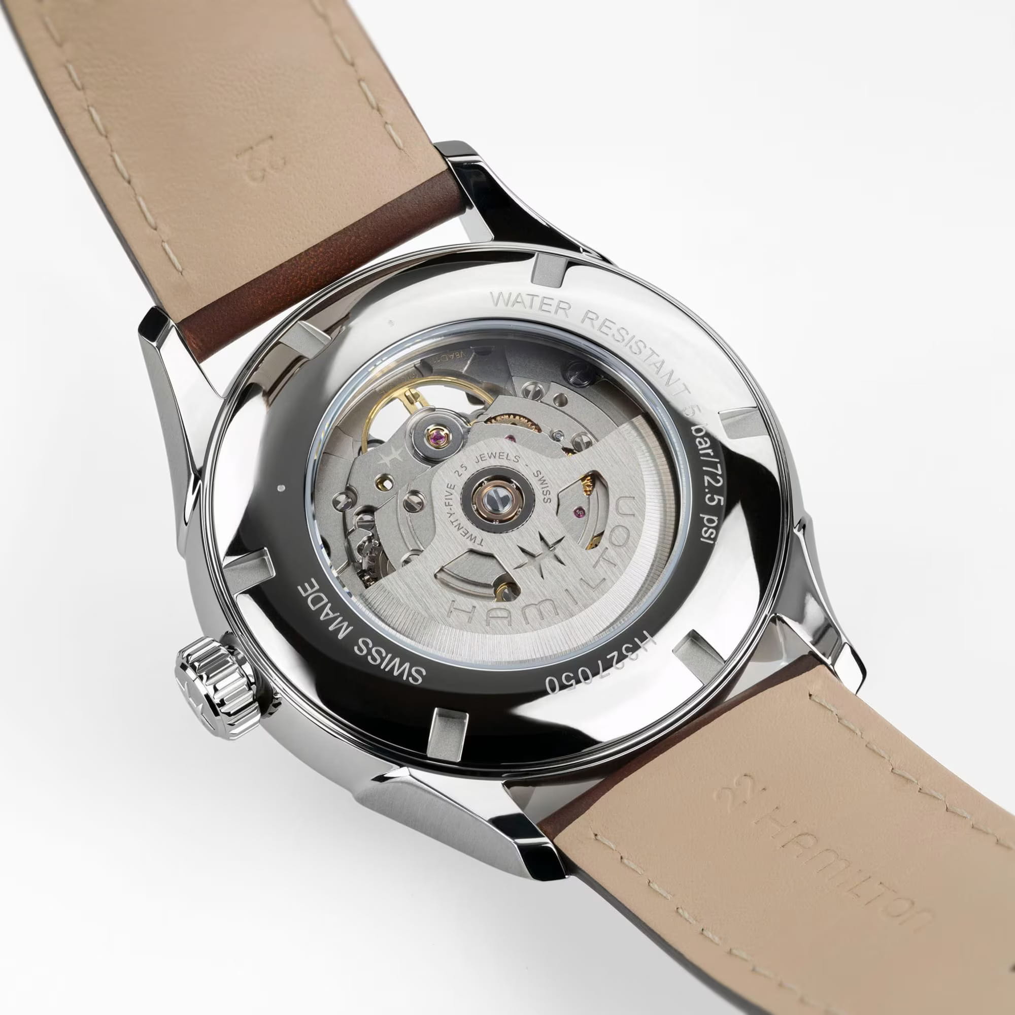 Hamilton Hamilton Jazzmaster Open Heart Auto H32705560 механические мужские часы часы крупный план зеленый циферблата