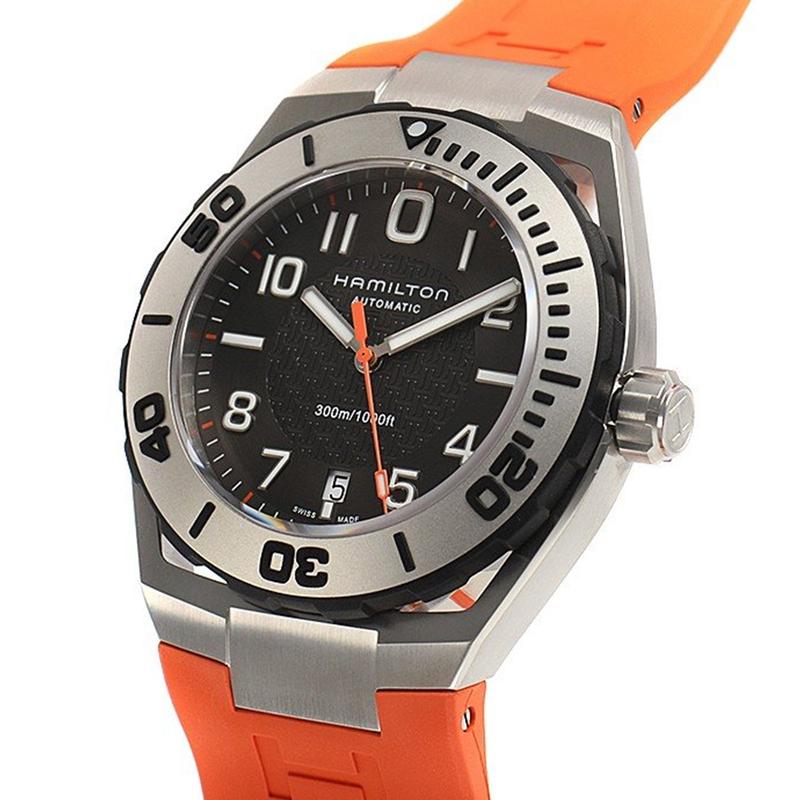 Hamilton Hamilton Khaki Navy Sub Auto H78615985 , наручные мужские часы фото под углом