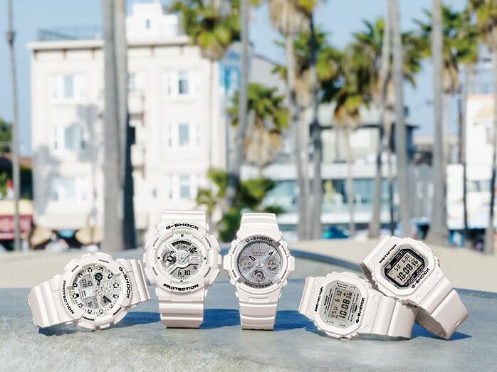 Casio Casio G-Shock GA-110MW-7ADR (GA-110MW-7A), g-shock япония мужские часы на браслете пластик боковой вид