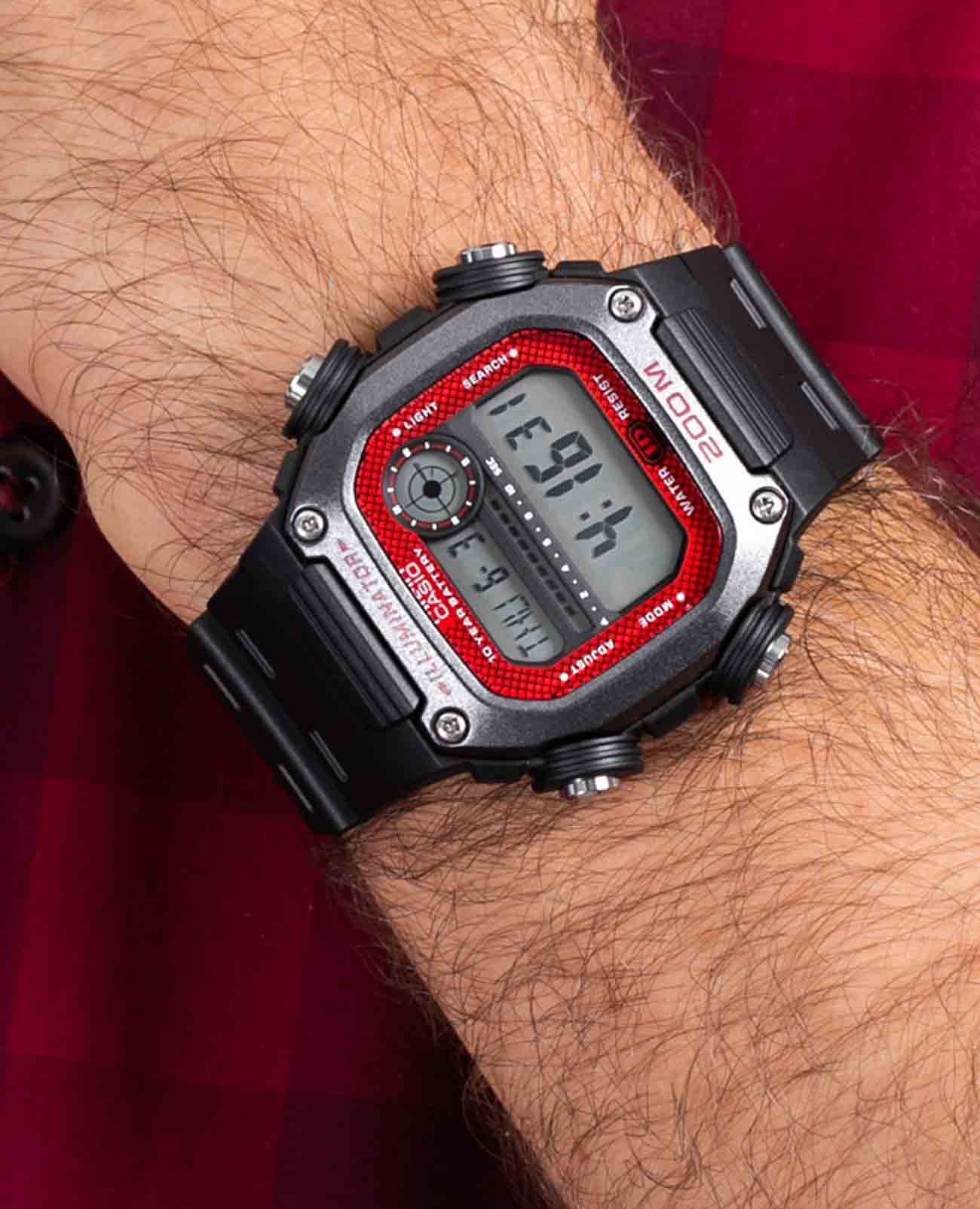 Casio Casio Collection DW-291H-1BVDF (DW-291H-1B) , наручные мужские часы фото под углом