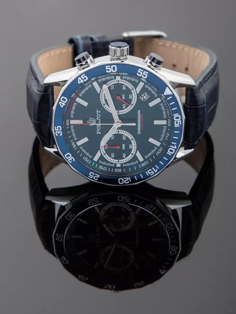 Полет Полет Ладога 6S21.181258 , наручные мужские часы фото под углом