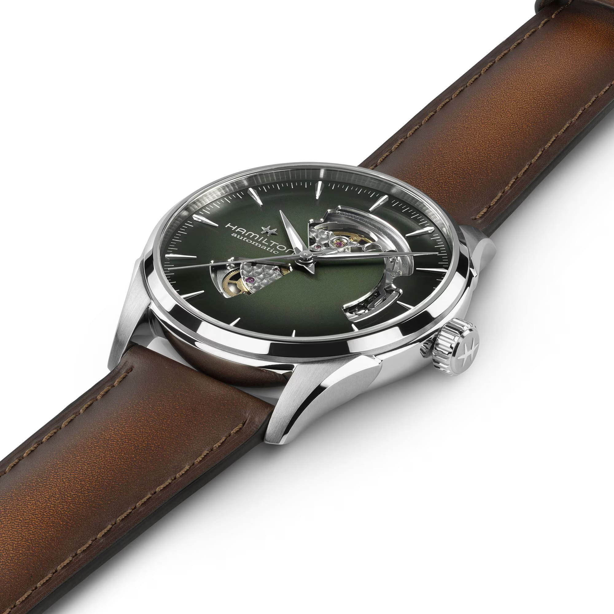 Hamilton Hamilton Jazzmaster Open Heart Auto H32705560 , наручные мужские часы фото под углом