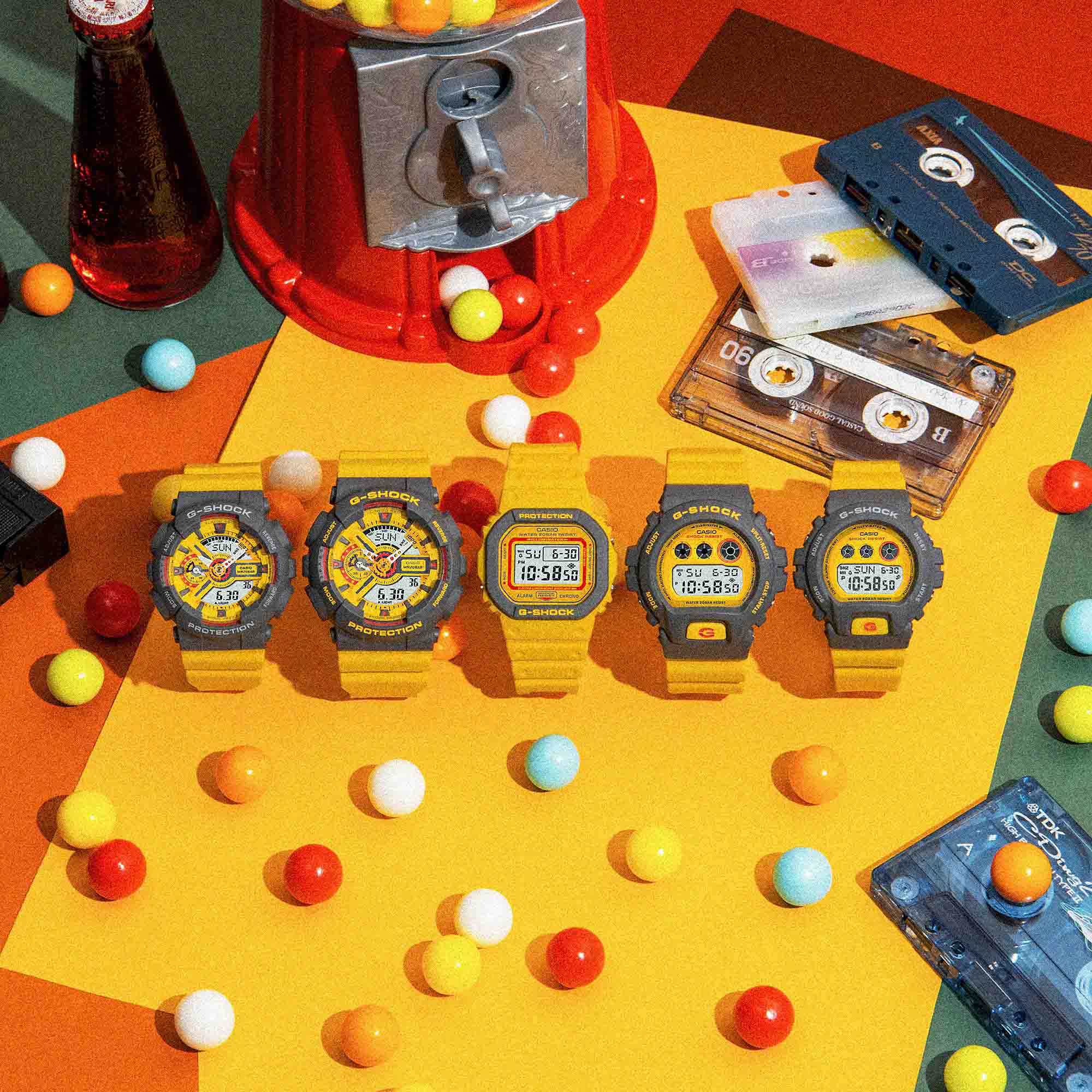 Casio Casio G-Shock GA-110Y-9A япония наручные мужские часы заводная головка с логотипом Casio