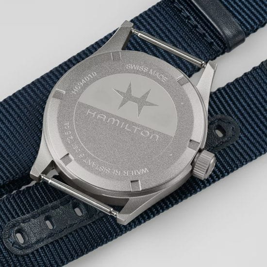 Hamilton Hamilton Khaki Field Quartz 38mm H69401940  - задняя крышка сталь корпуса, швейцария часы