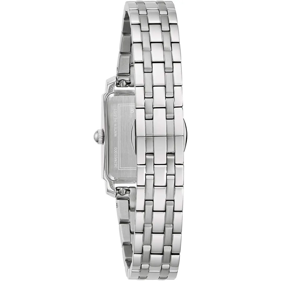 Bulova Bulova Sutton 96P245,  сша женские часы на браслете нержавеющая сталь боковой вид