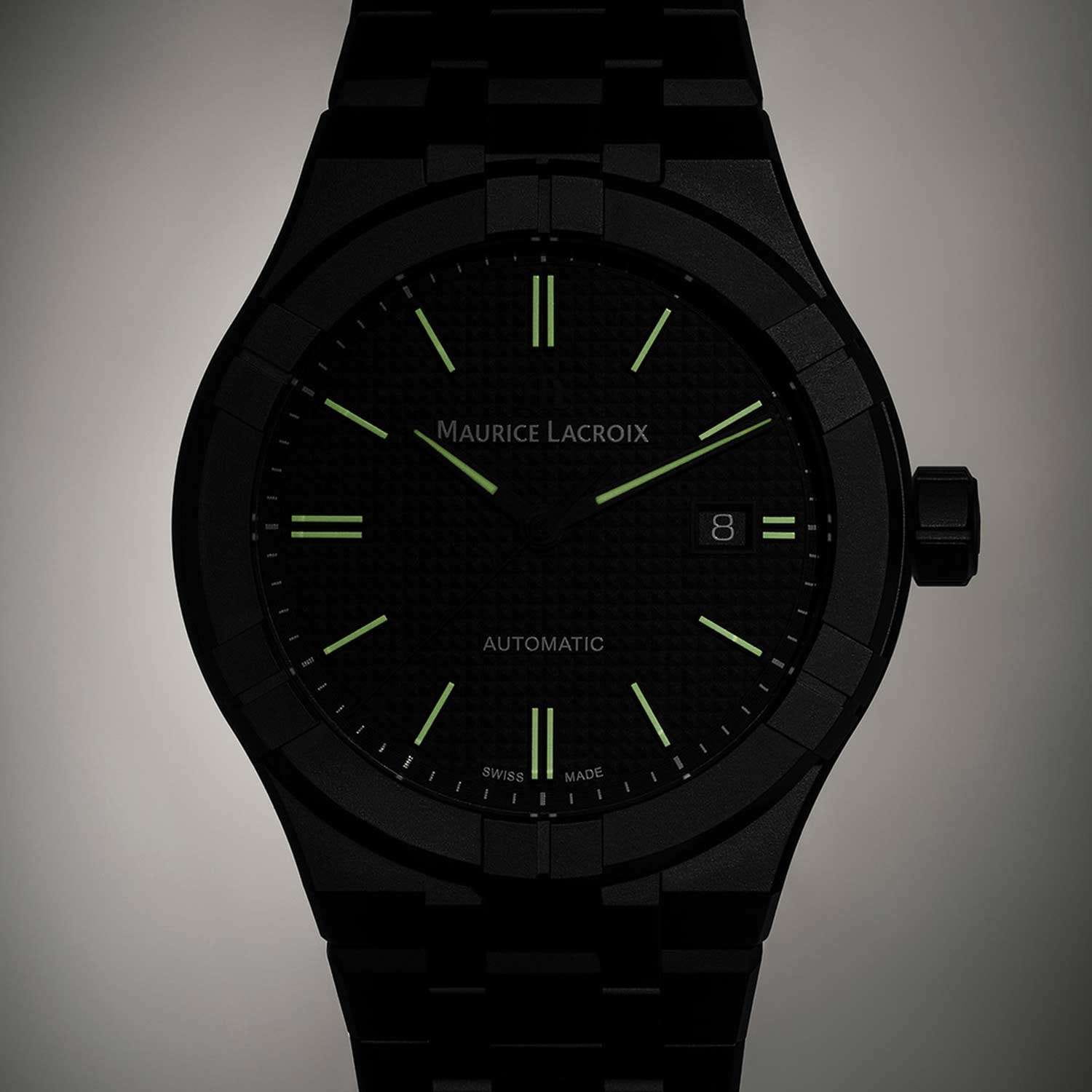 Оригинальные часы Maurice Lacroix Maurice Lacroix Aikon Automatic AI6008-CRM22-330-2 механические калибр механизма ml115 общий вид