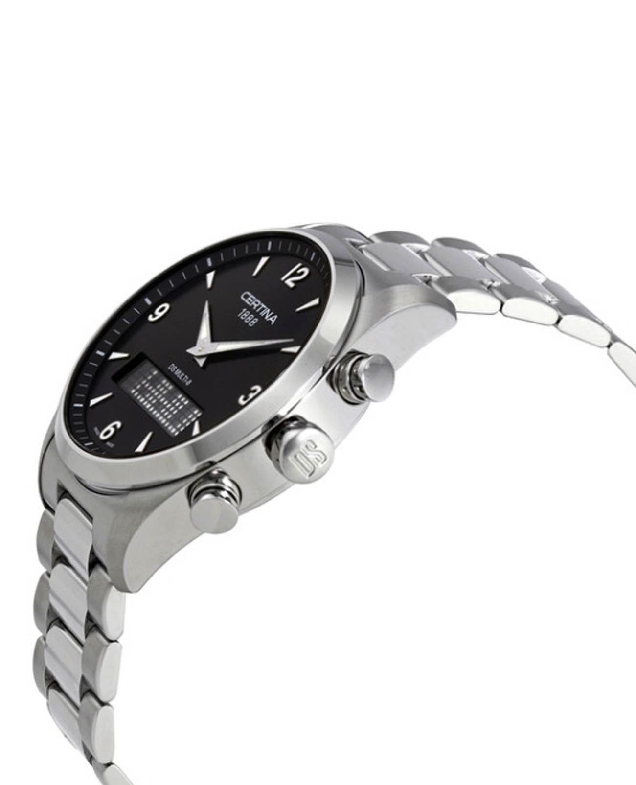 Certina Certina DS Multi-8 C020.419.11.057.00,  швейцария мужские часы на браслете нержавеющая сталь боковой вид