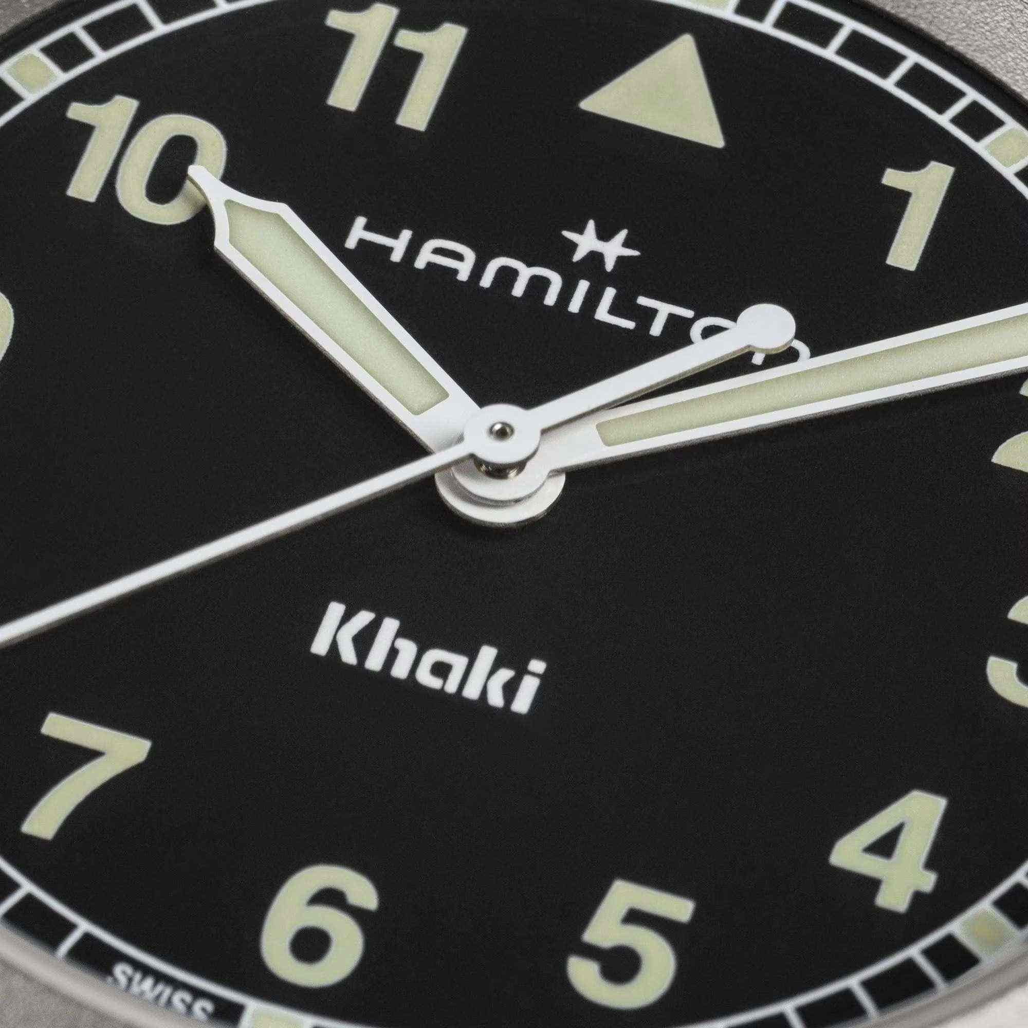 Hamilton Hamilton Khaki Field Quartz 33mm H69301130, khaki field швейцария мужские часы на браслете нержавеющая сталь боковой вид