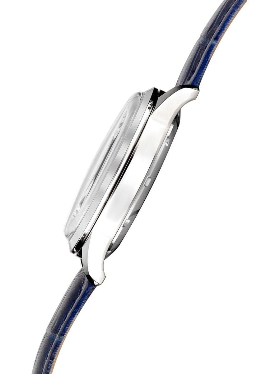 Полет Полет Волга 8205.581026,  россия мужские часы на браслете кожаный боковой вид