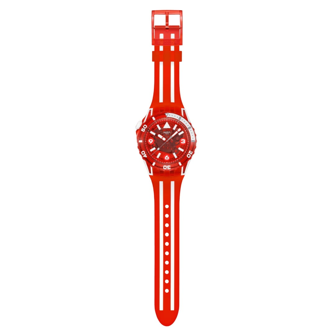 Оригинальные часы Swatch Swatch Lion’s Mane SSCU09R100 кварцевые калибр механизма  общий вид