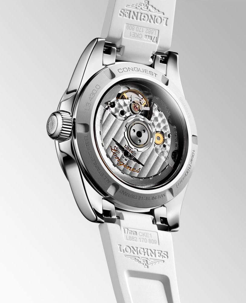 Longines Longines Conquest L3.430.0.87.9  - задняя крышка металл сталь корпуса, швейцария часы