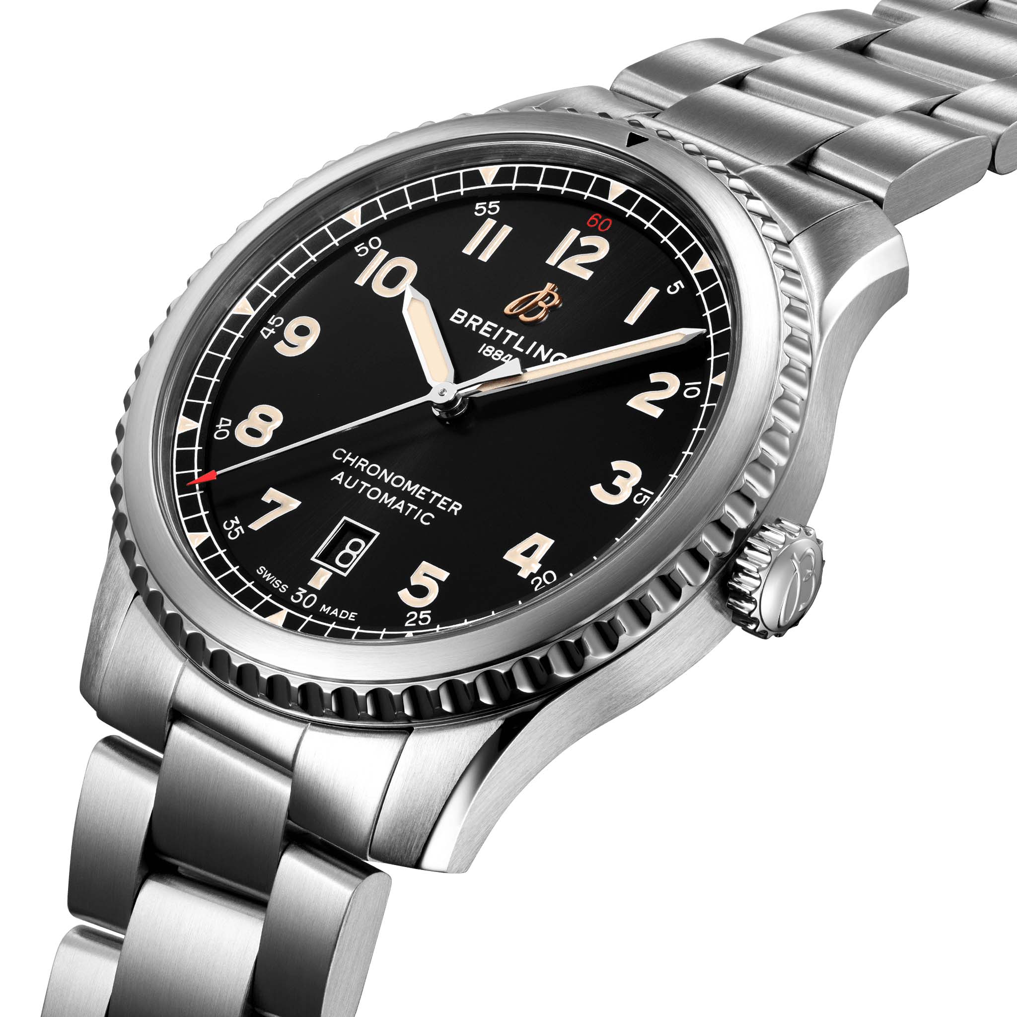 Breitling Breitling Aviator 8 Automatic 41 A17315101B1A1 , наручные мужские часы фото под углом