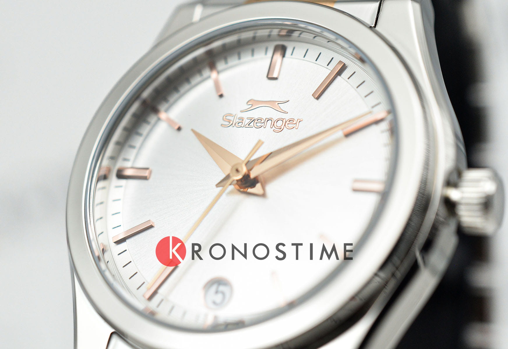 Slazenger Slazenger SL.09.2469.3.04 кварцевые женские часы часы крупный план серебристый циферблата