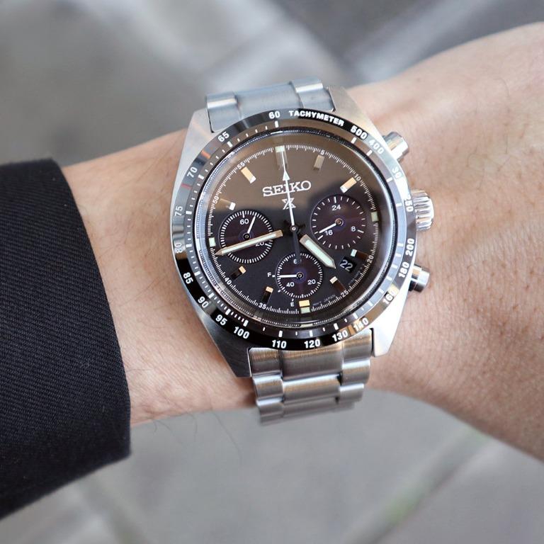 Seiko SSC819P1 мужские часы застежка крупным планом
