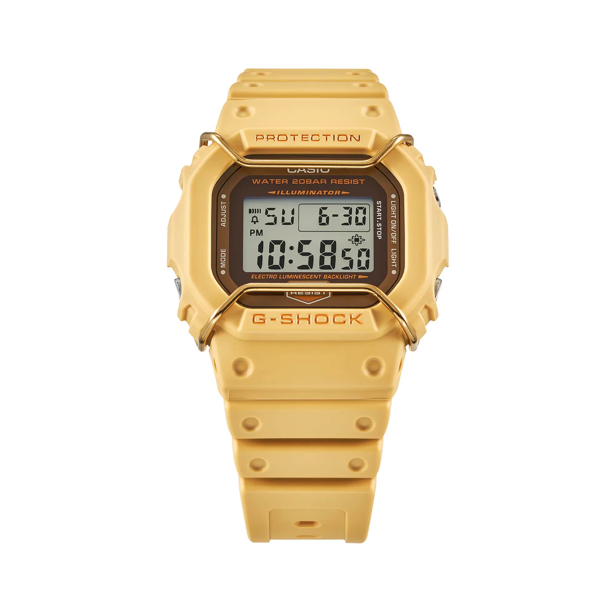 Casio Casio G-Shock DW-5600PT-5DR (DW-5600PT-5) мужские часы коричневый циферблат на запястье