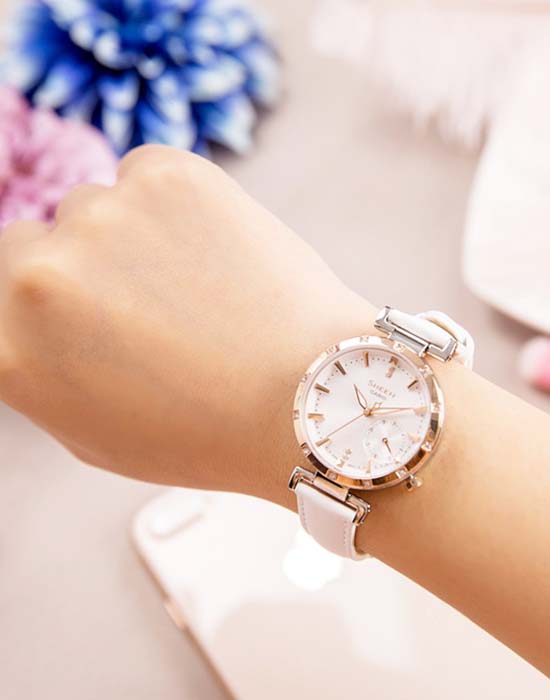 Casio Casio Sheen SHE-4051PGL-7A япония наручные женские часы заводная головка с логотипом Casio