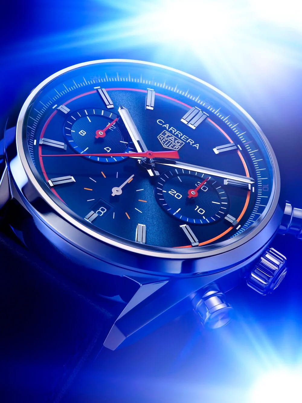 TAG Heuer TAG Heuer Carrera Chronograph CBN201D.FC6543  — детали корпуса и кожаный