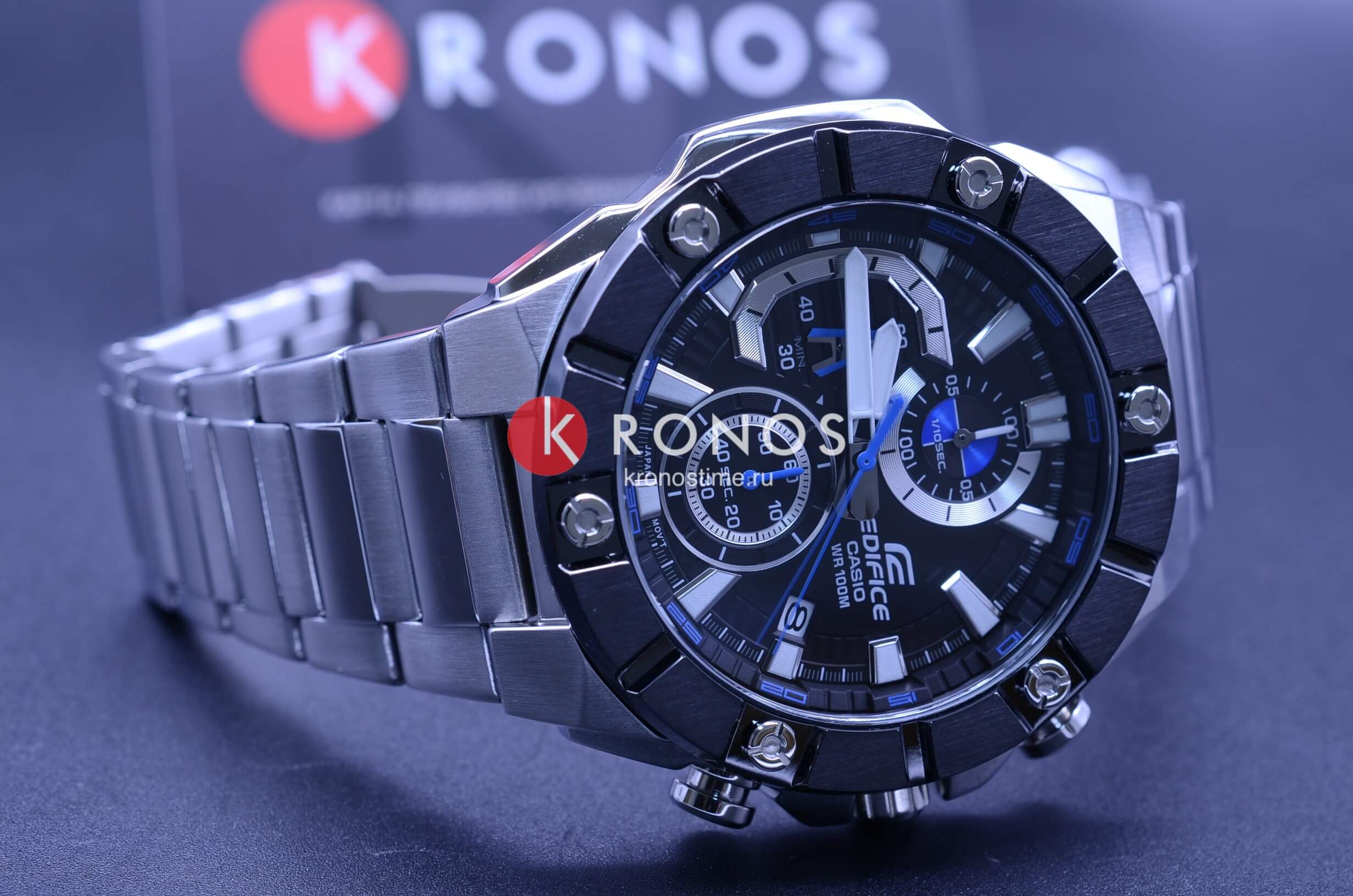 Casio Casio Edifice EFR-569DB-1A мужские часы черный циферблат на запястье