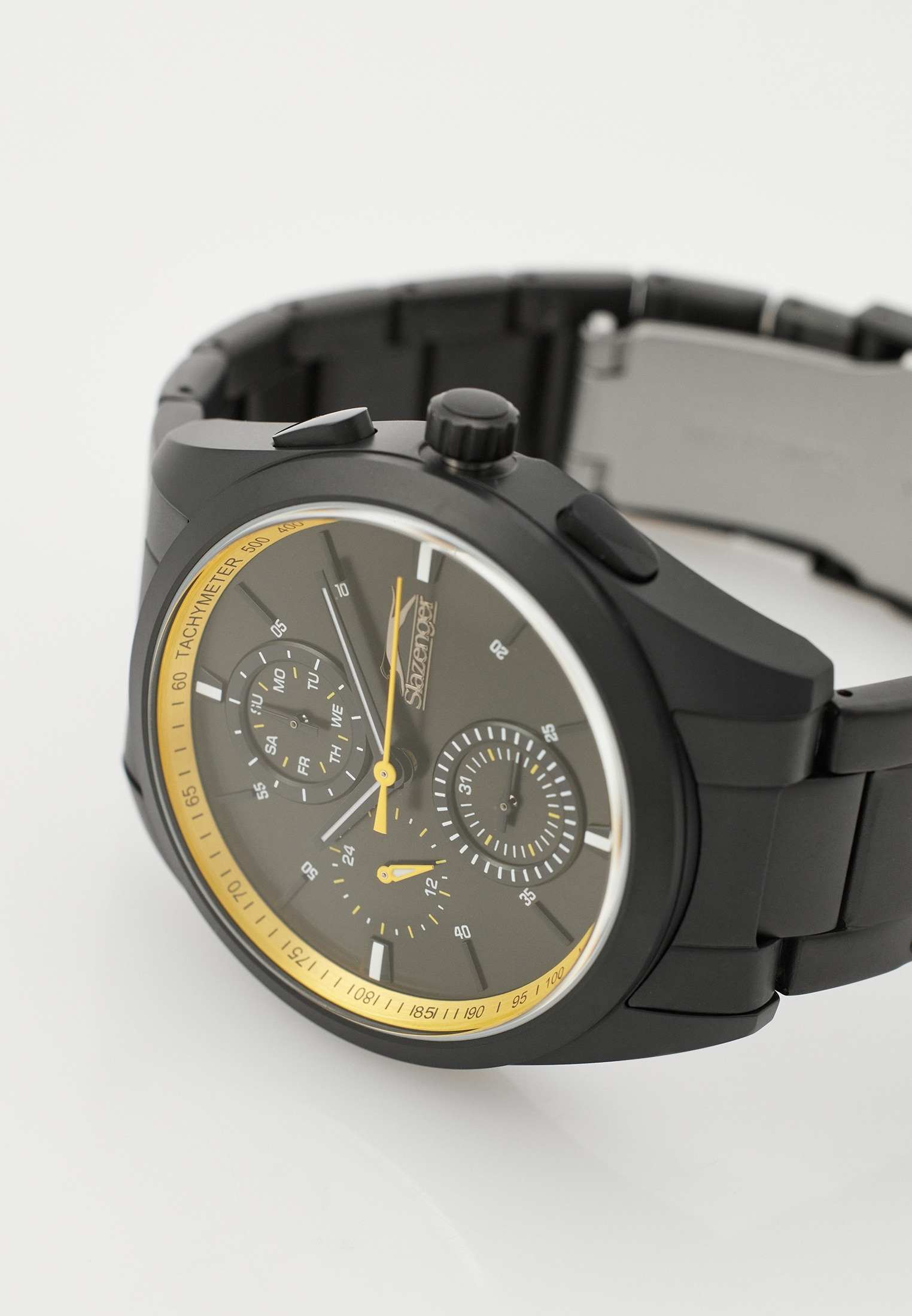 Slazenger Slazenger SL.09.2215.2.05,  англия мужские часы на браслете нержавеющая сталь с ip-покрытием боковой вид