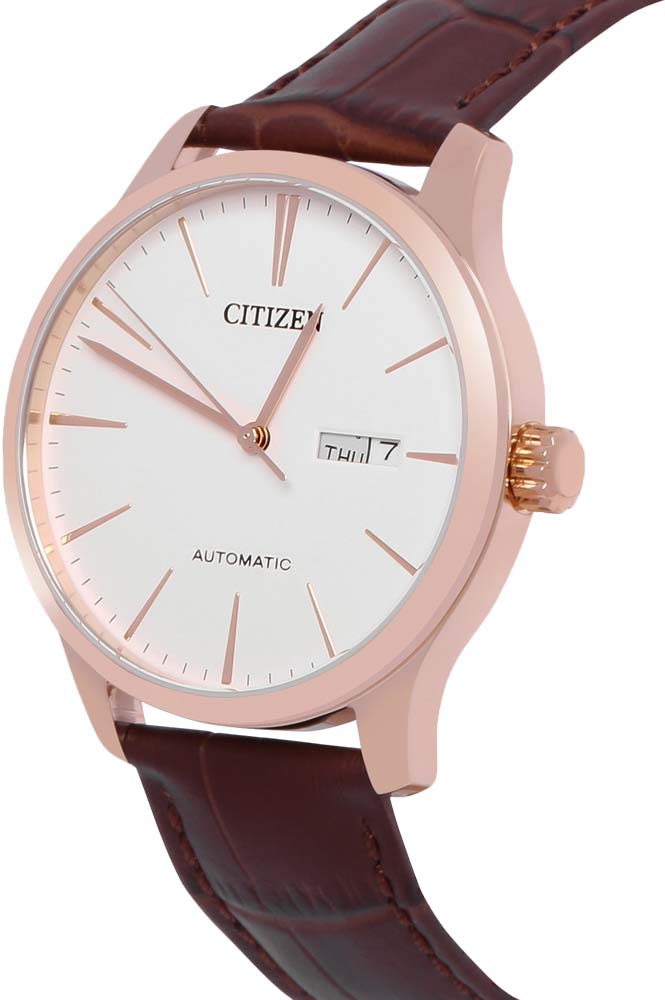 Citizen Citizen Automatic NH8353-18A, automatic citizen япония мужские часы на браслете кожаный боковой вид