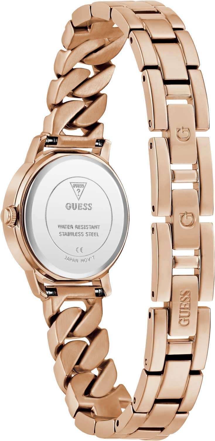 Guess Guess Bejeweled GW0867L3 женские часы золотой циферблат на запястье