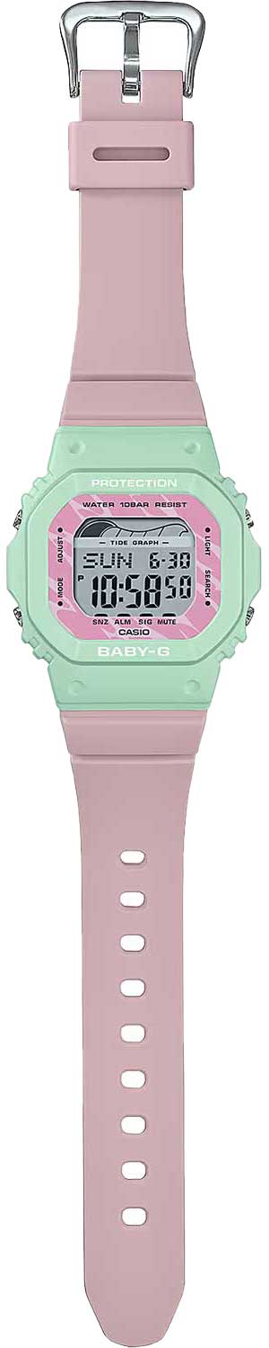 Casio Casio Baby-G BLX-565-3E, baby-g япония женские часы на браслете пластик боковой вид