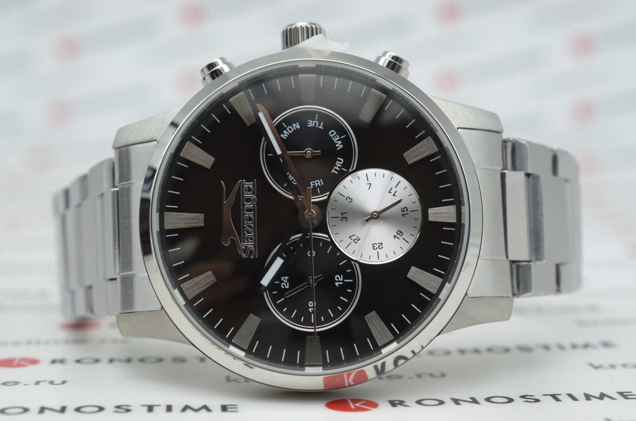 Оригинальные часы Slazenger Slazenger SL.09.2356.2.03 кварцевые калибр механизма jp2500y общий вид