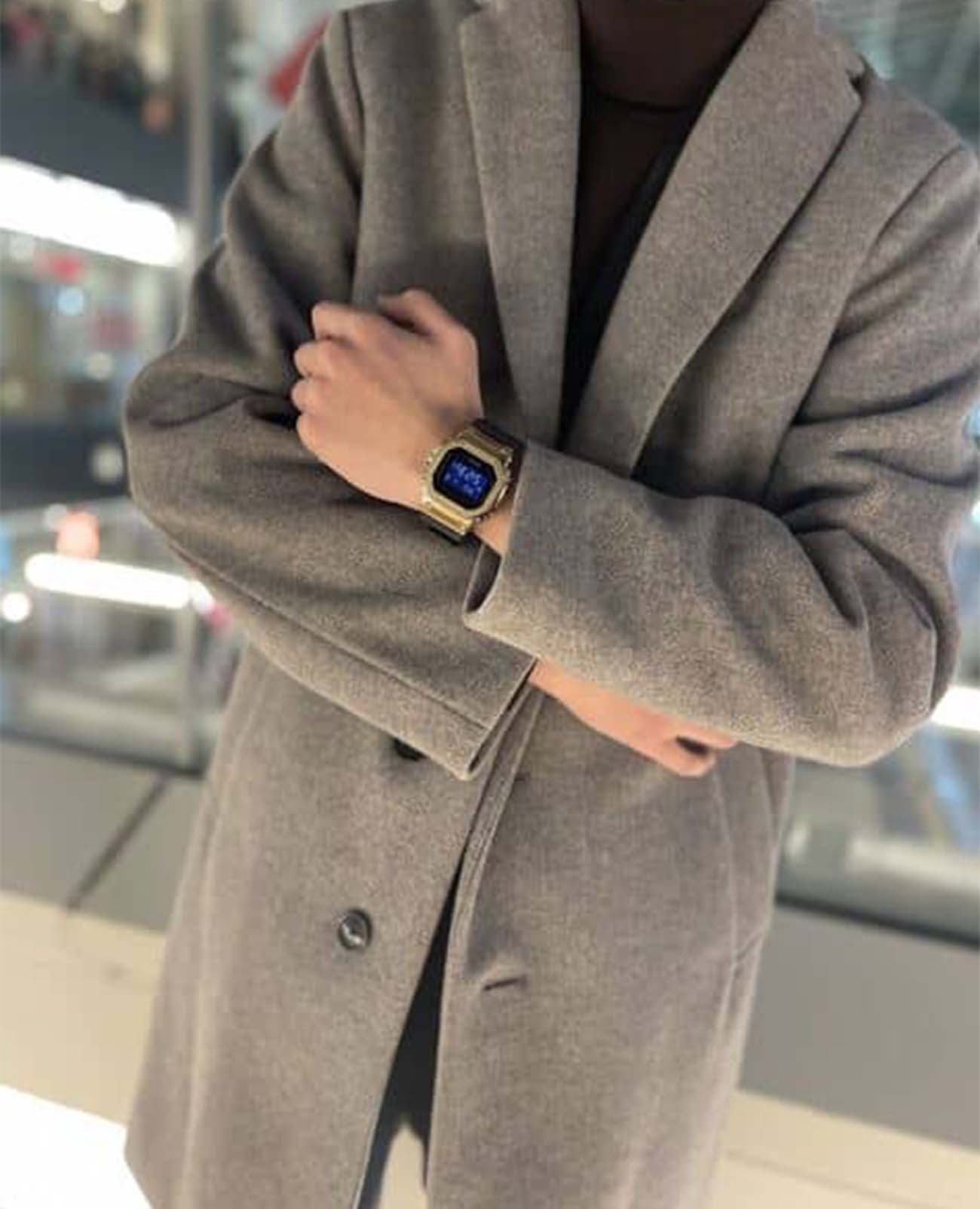 Оригинальные часы Casio Casio G-Shock GM-5600UG-9DR электронные калибр механизма  общий вид