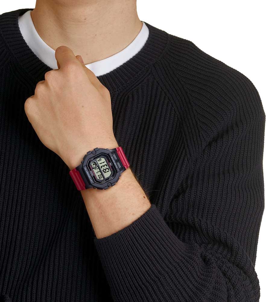 Casio Casio Collection WS-1400H-4AVDF (WS-1400H-4A) , наручные мужские часы фото под углом