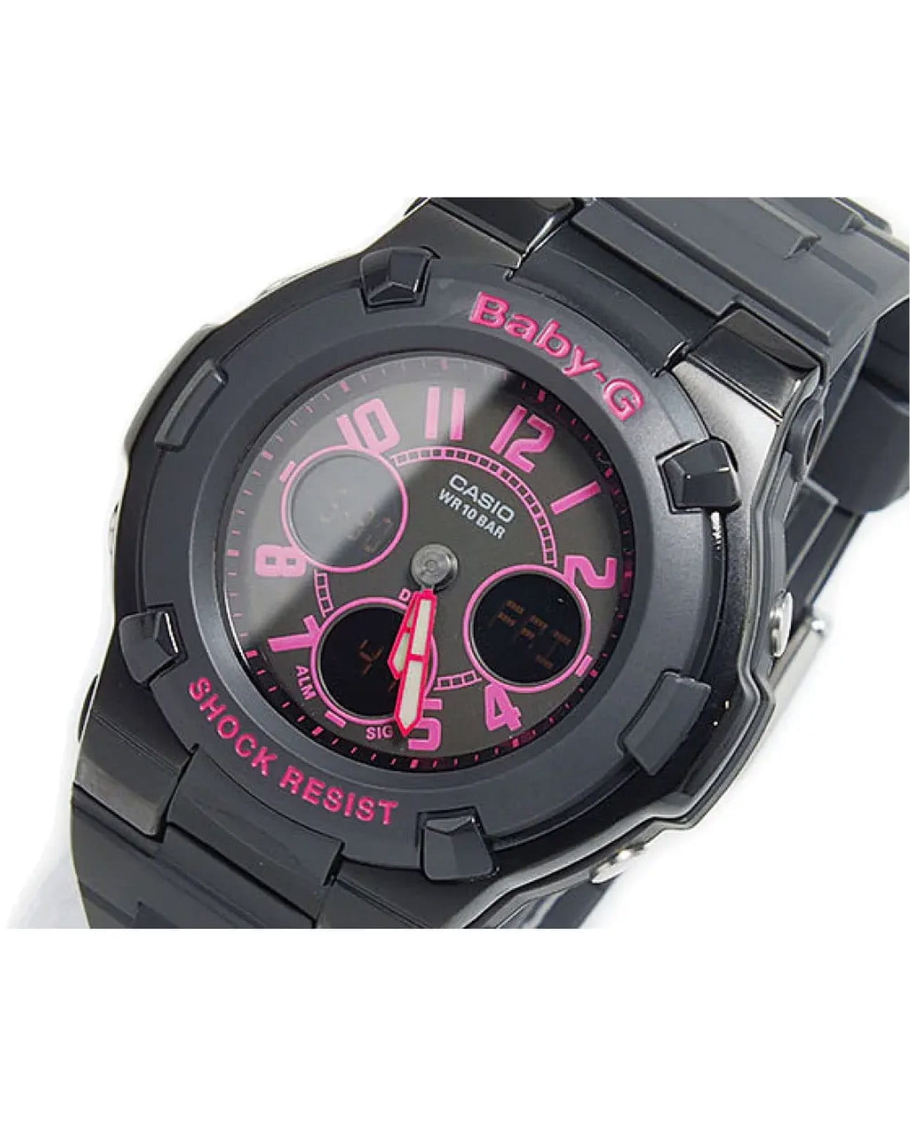 Casio Casio Baby-G BGA-117-1B1 , наручные женские часы фото под углом