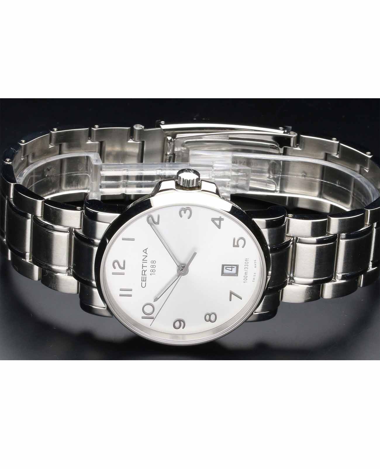 Certina Certina DS Caimano C017.410.11.032.00 мужские часы серебристый циферблат на запястье