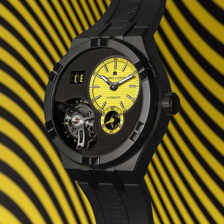 Оригинальные часы Maurice Lacroix Maurice Lacroix Aikon Master Grand Date AI6118-DLB0J-730-I механические калибр механизма ml331 общий вид