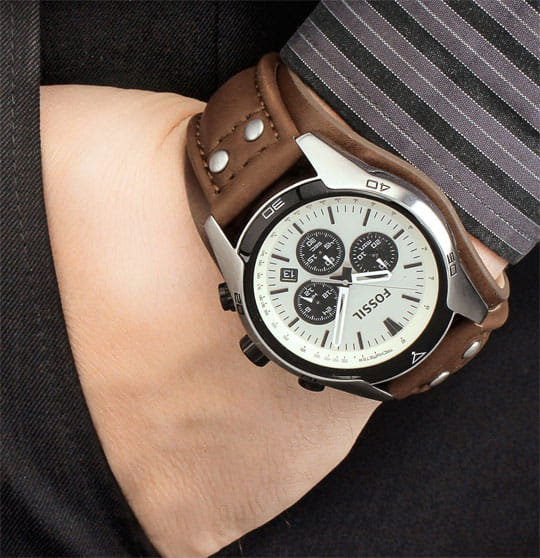 Оригинальные часы Fossil Fossil Bannon CH2890 кварцевые калибр механизма  общий вид