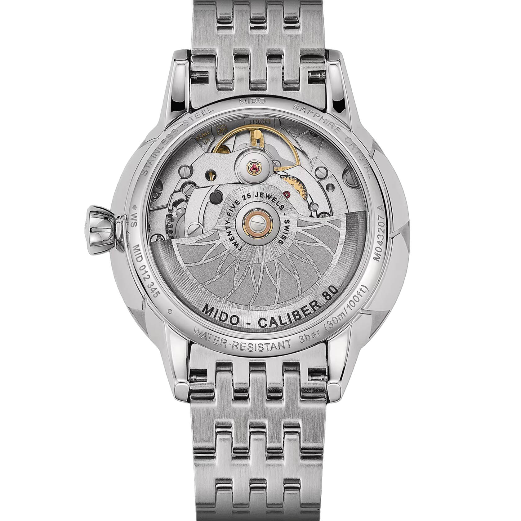 Mido Mido Rainflower M043.207.11.106.00 , наручные женские часы фото под углом