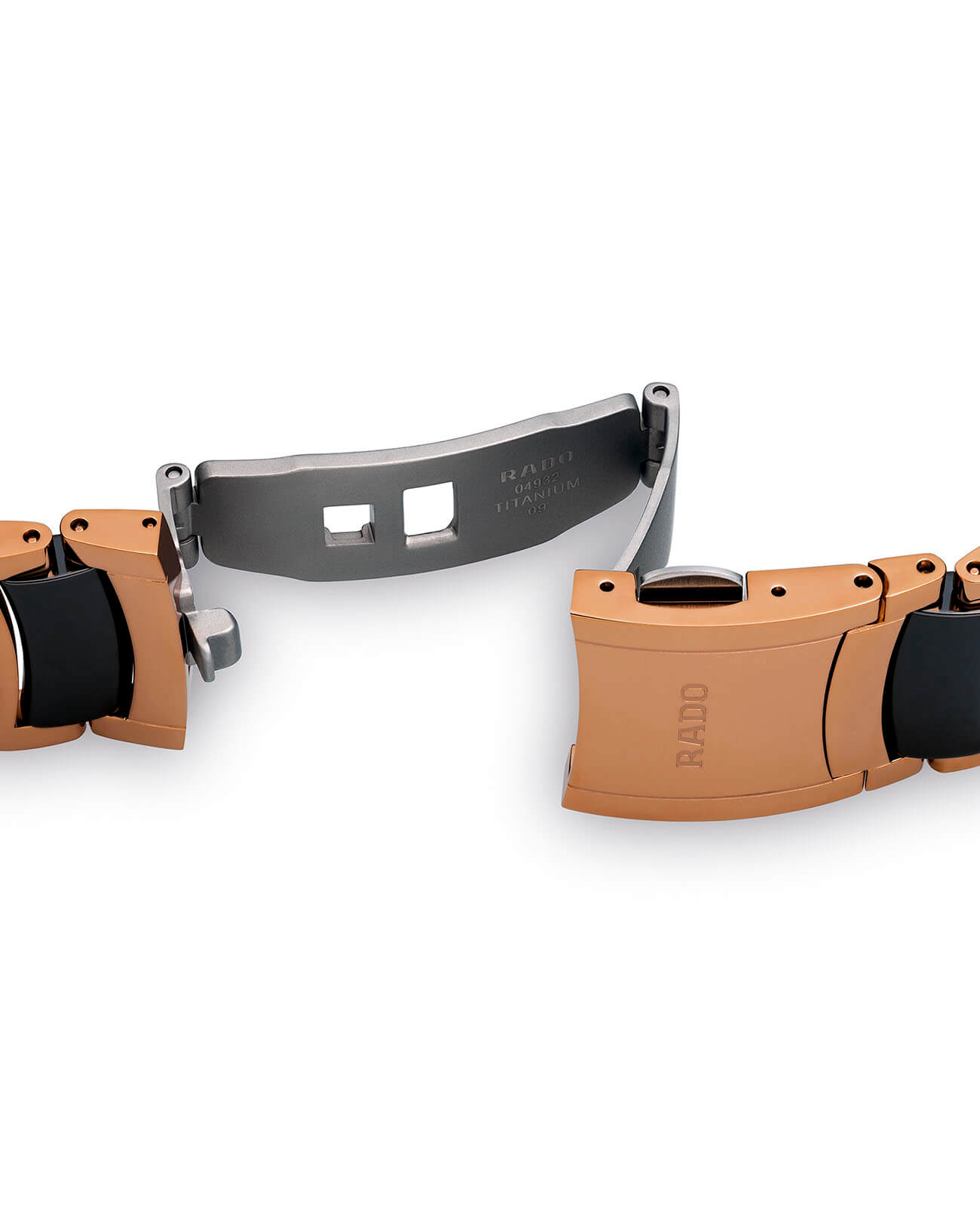 Rado Rado Centrix Automatic Diamonds R30036732, centrix швейцария мужские часы на браслете сталь + pvd + керамика боковой вид