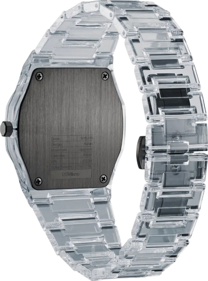 Оригинальные часы D1 Milano D1 Milano Nylon Exp_Riviera NYBJ03 кварцевые калибр механизма seiko tmi vj21 общий вид