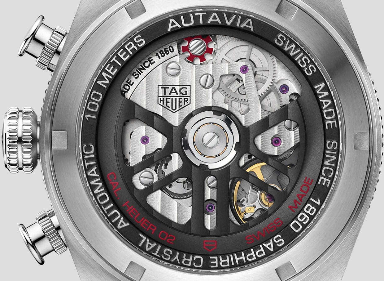 TAG Heuer TAG Heuer Autavia CBE511B.FC8279 механические мужские часы часы крупный план серебристый циферблата